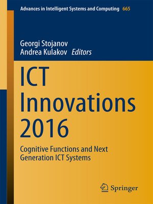 cover image of ICT Innovations 2016